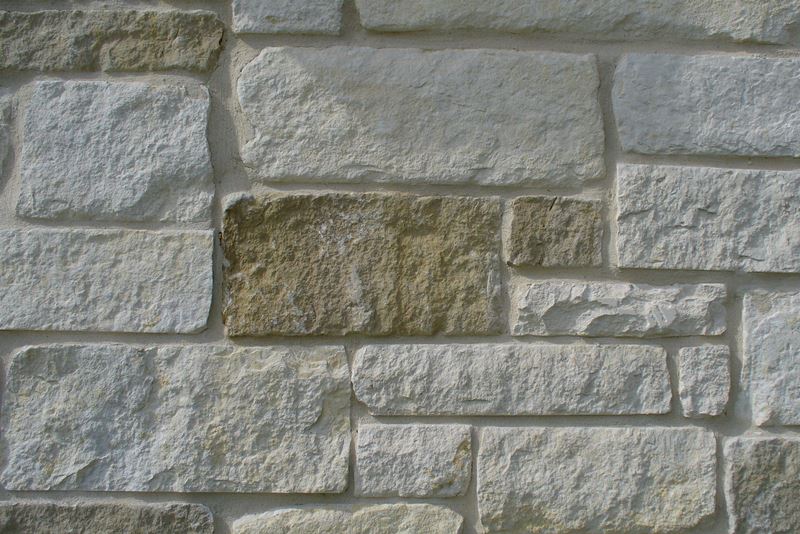Texas limestone close-up showing porosity.